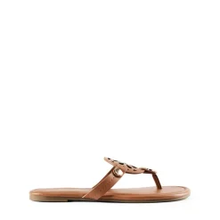 Hollow Cut-Out Thong Flat Sandals