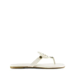 Hollow Cut-Out Thong Flat Sandals