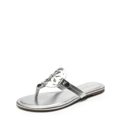 Hollow Cut-Out Thong Flat Sandals