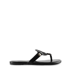 Hollow Cut-Out Thong Flat Sandals