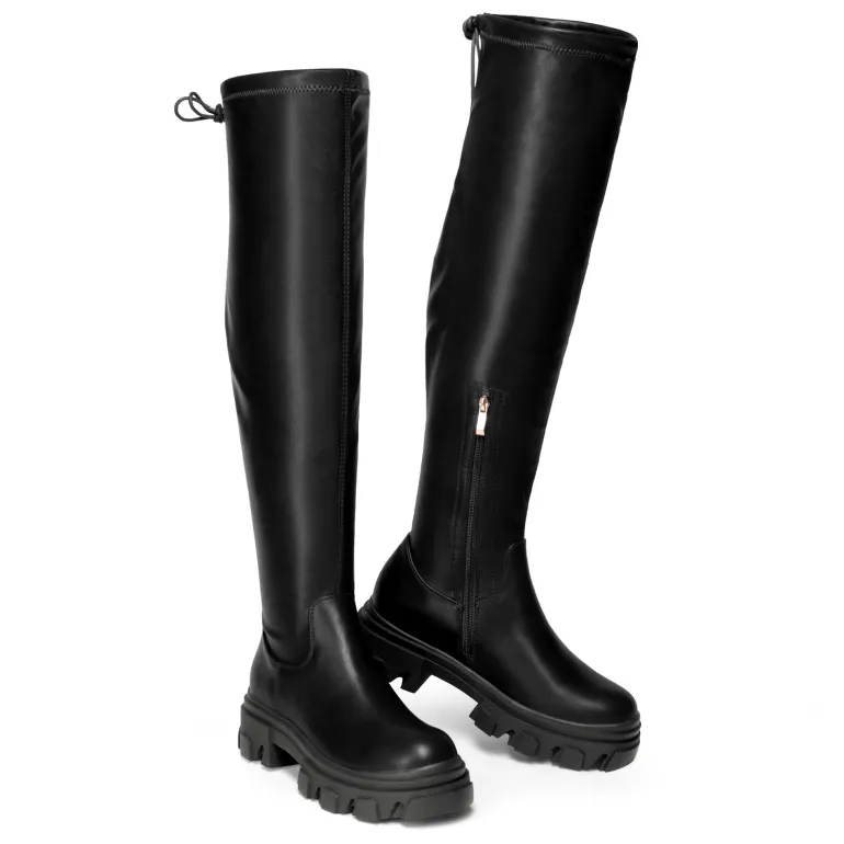 Ikon Stretchy Over The Knee Boots