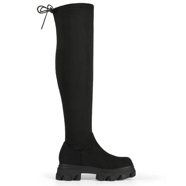 Ikon Stretchy Over The Knee Boots