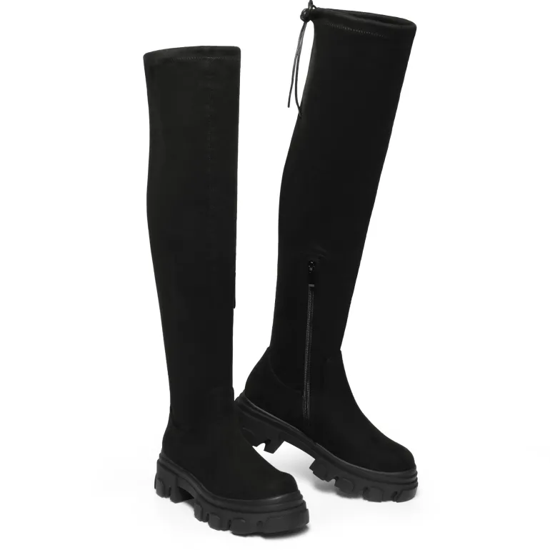 Ikon Stretchy Over The Knee Boots