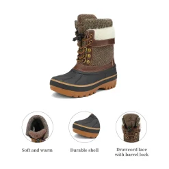 Insulated Snow Kids Waterproof Boots