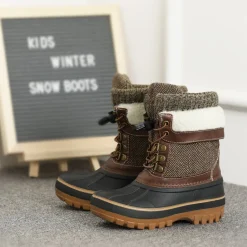 Insulated Snow Kids Waterproof Boots