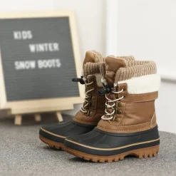 Insulated Snow Kids Waterproof Boots