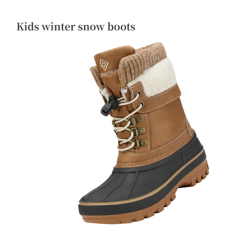 Insulated Snow Kids Waterproof Boots