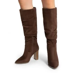 [Jocelyn] Women’s Slouchy Pointed-Toe Knee-High Boots
