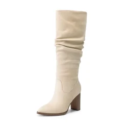 [Jocelyn] Women’s Slouchy Pointed-Toe Knee-High Boots