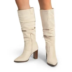 [Jocelyn] Women’s Slouchy Pointed-Toe Knee-High Boots