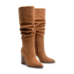[Jocelyn] Women’s Slouchy Pointed-Toe Knee-High Boots