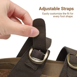 Kids’ Adjustable Buckle Slide Sandals
