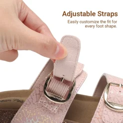 Kids’ Adjustable Buckle Slide Sandals