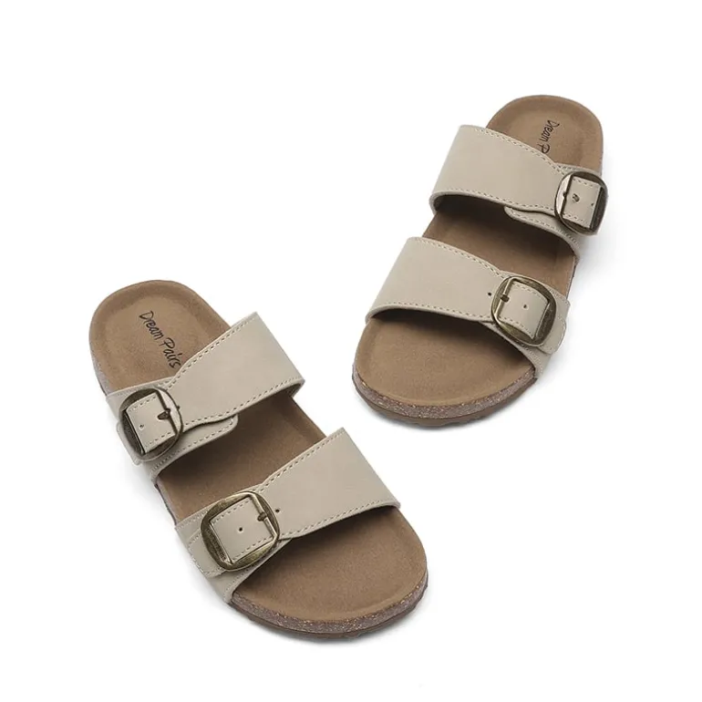 Kids’ Adjustable Buckle Slide Sandals