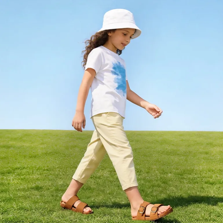Kids’ Adjustable Buckle Slide Sandals