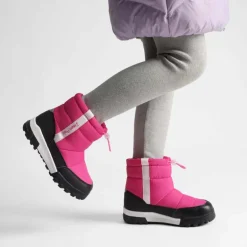 Kids’ Adjustable Drawstring Winter Snow Boots