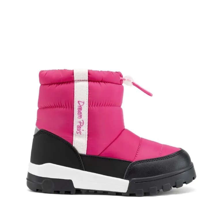 Kids’ Adjustable Drawstring Winter Snow Boots