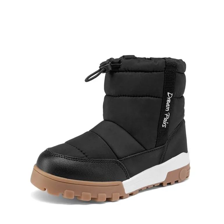 Kids’ Adjustable Drawstring Winter Snow Boots