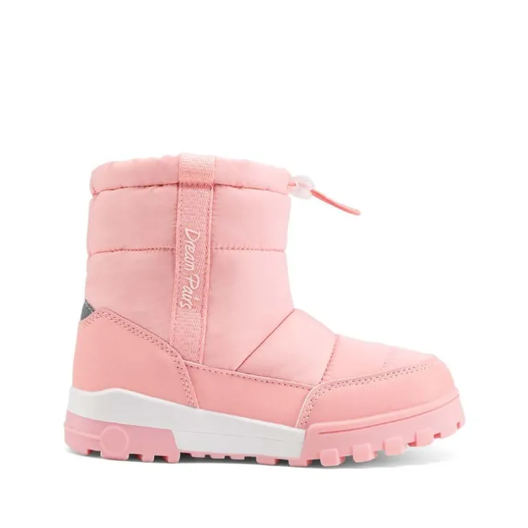 Kids’ Adjustable Drawstring Winter Snow Boots