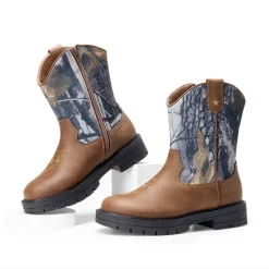 Kids’ American Flag Western Boots