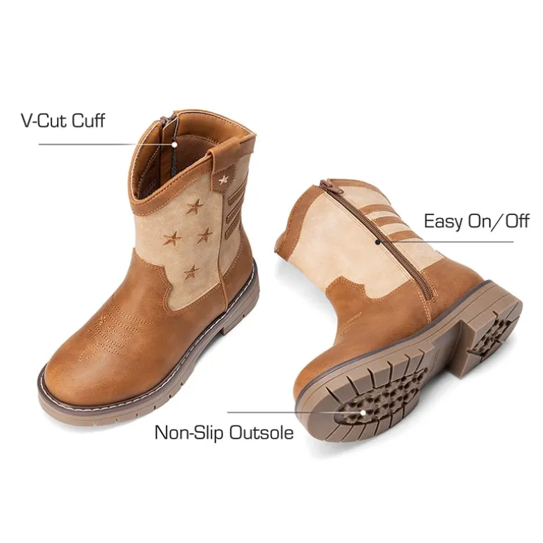 Kids’ American Flag Western Boots
