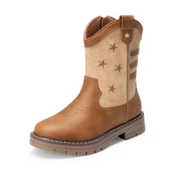 Kids’ American Flag Western Boots