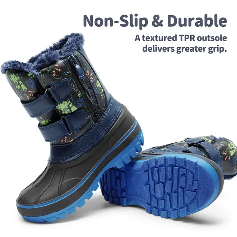 Kids Ankle Waterproof Snow Boots