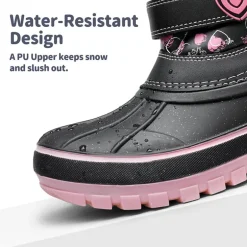 Kids Ankle Waterproof Snow Boots