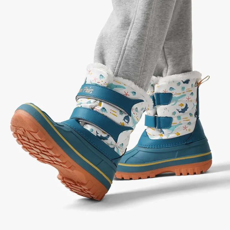 Kids Ankle Waterproof Snow Boots