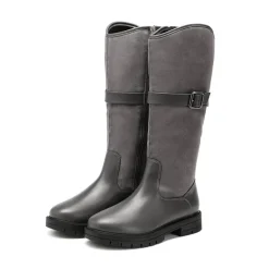 Kids Buckle Knee High Riding Boots