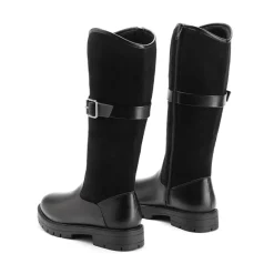 Kids Buckle Knee High Riding Boots