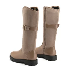 Kids Buckle Knee High Riding Boots