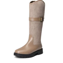 Kids Buckle Knee High Riding Boots