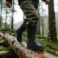 Kids’ Camo Pull-On Winter Snow Boots