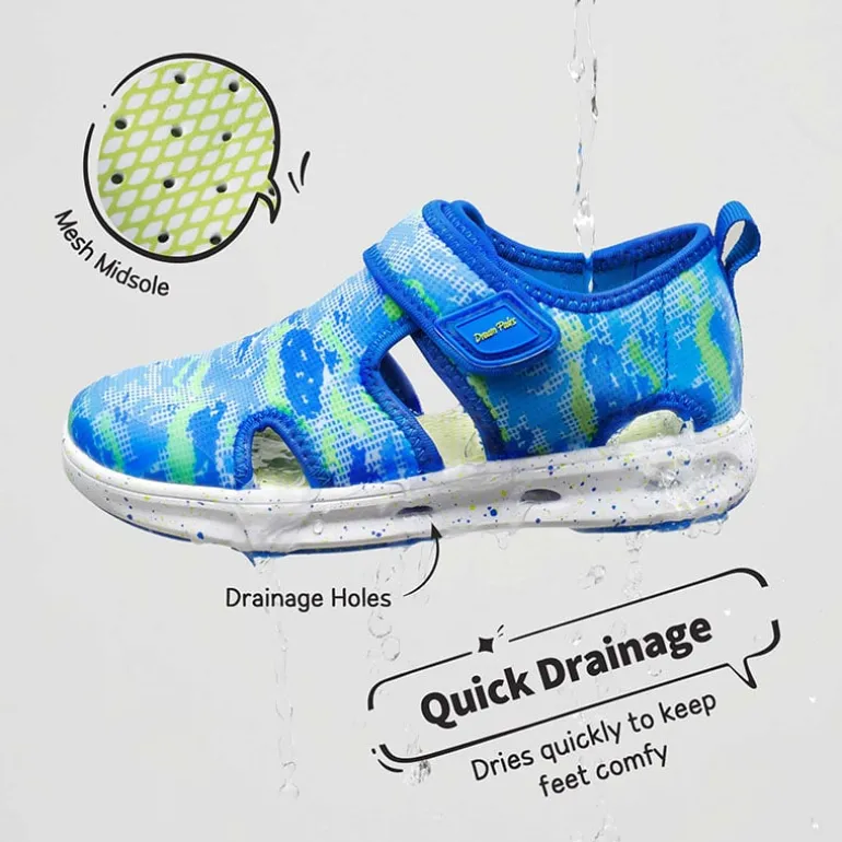 Kids Camouflage Quick Dry Water Sandals