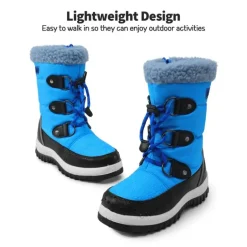 Kids Camouflage Slip Resistant Snow Boots