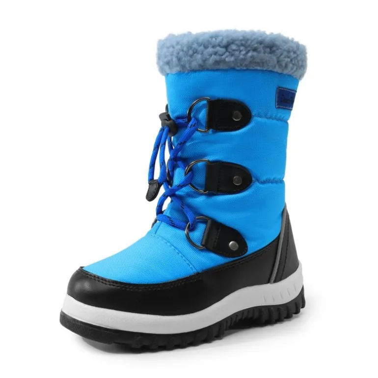 Kids Camouflage Slip Resistant Snow Boots