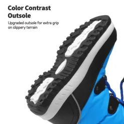 Kids Camouflage Slip Resistant Snow Boots