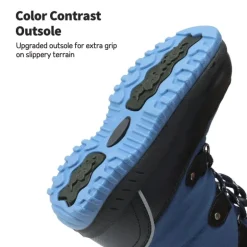 Kids Camouflage Slip Resistant Snow Boots