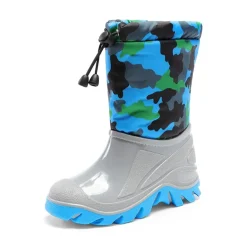 Kids’ Camo Waterproof Winter Snow Boots