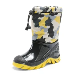 Kids’ Camo Waterproof Winter Snow Boots