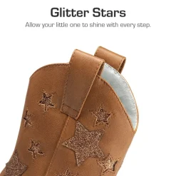 Kids Chic Glitter Western Boots