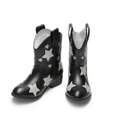 Kids Chic Glitter Western Boots