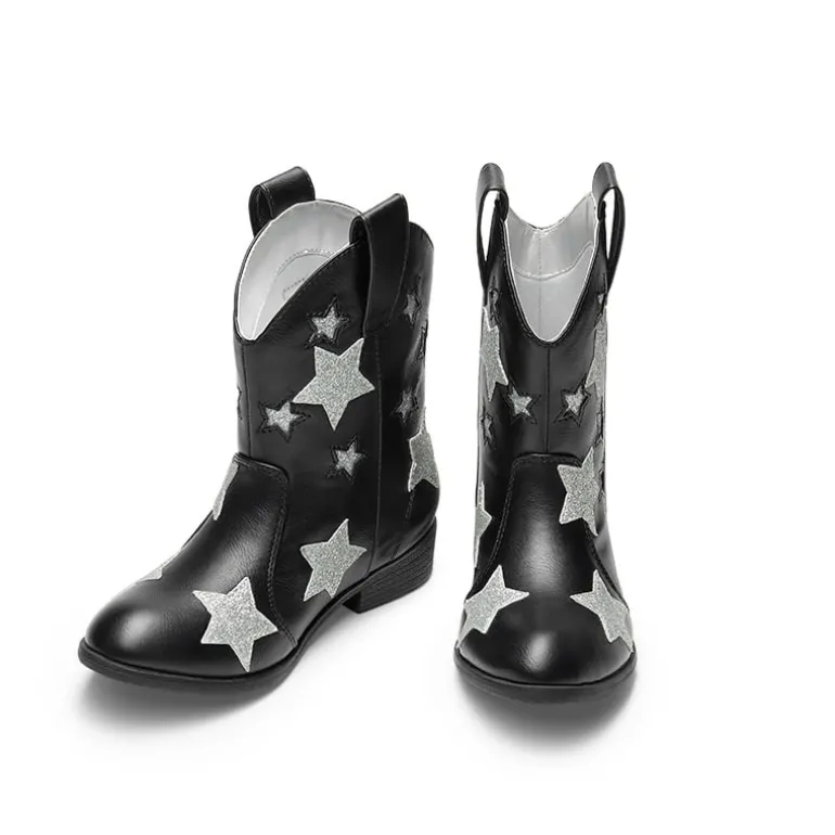 Kids Chic Glitter Western Boots