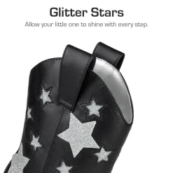Kids Chic Glitter Western Boots