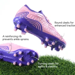Kids Contoured Upper Soccer Shoes