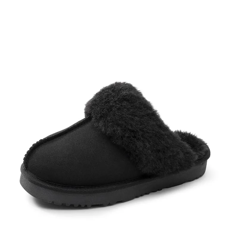 Kids’ Cozy Faux Suede Non-Slip Slippers