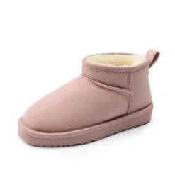 Kids’ Cozy Faux Suede Winter Boots