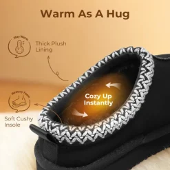 Kids’ Cozy Wide Toe Winter Slippers