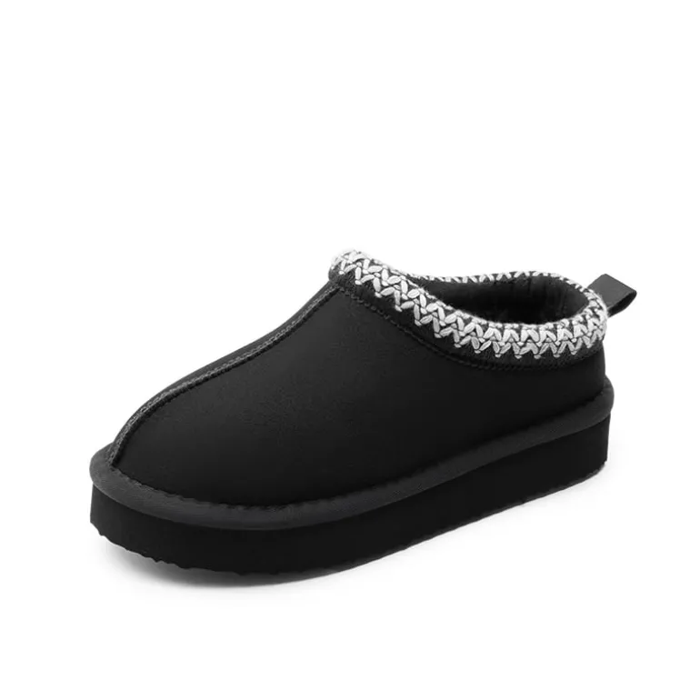 Kids’ Cozy Wide Toe Winter Slippers